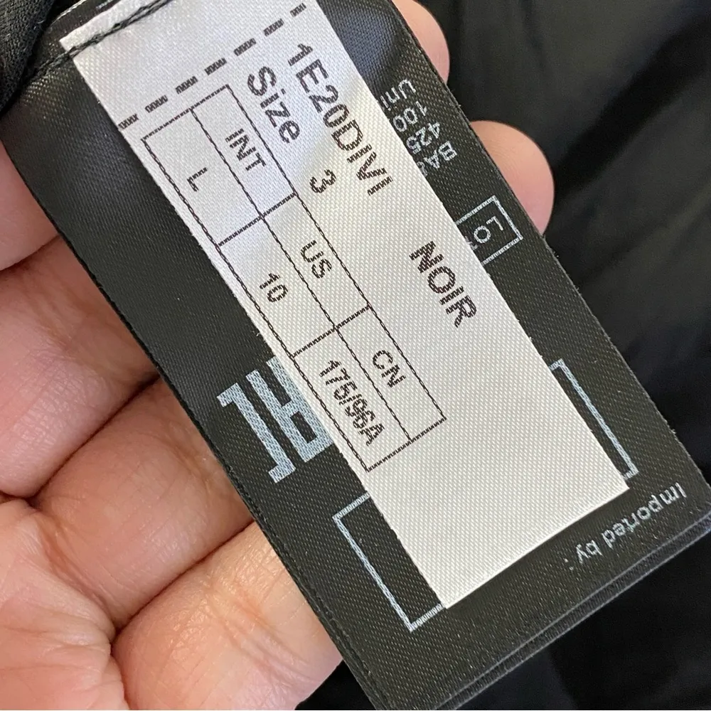 ba&sh Divine Noir Sz Large 10 Open-Back Cut out Vneck Maxi Dress - Image 10