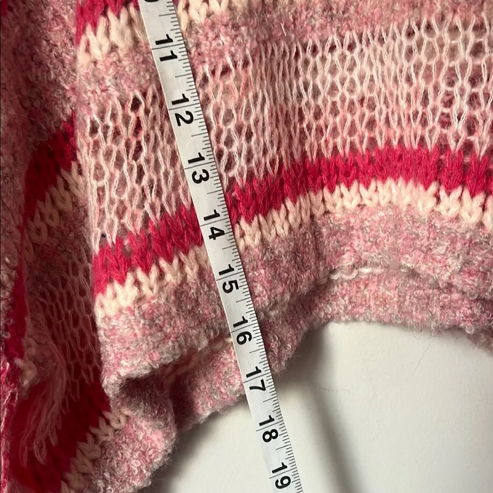 Kimchi blue knit sweater Cropped Length Colorful Women's Pink Sweater Sz Small♦️ - Image 8