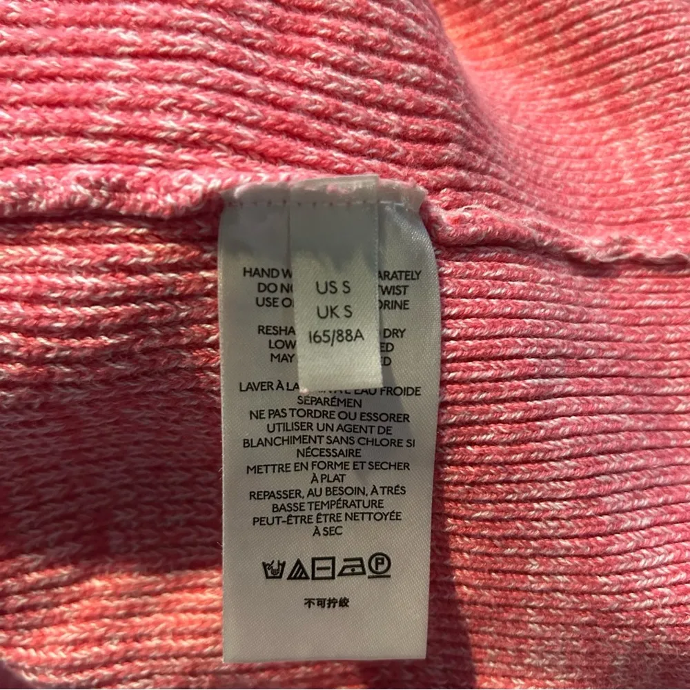 Free People Cropped Too Good Sweater Size Small In Barbie Pink Boho Bohemian. - Image 6