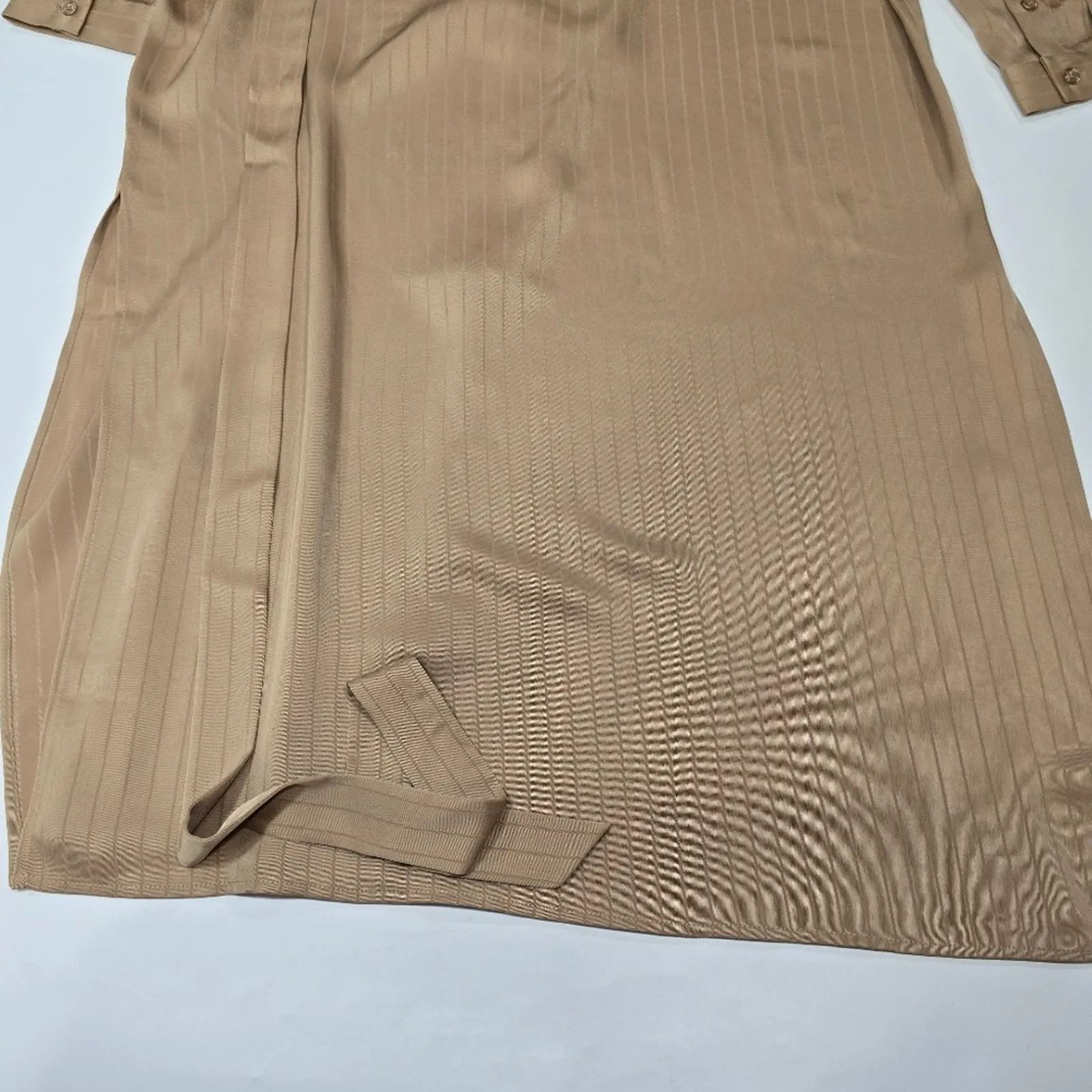 LPA Open Neck Button Up Shirt Dresstan XL - Image 11