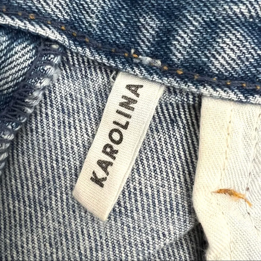 GRLFRND Karolina Ripped High Waist Ankle Skinny Jeans In Treasure Size 24 - Image 10