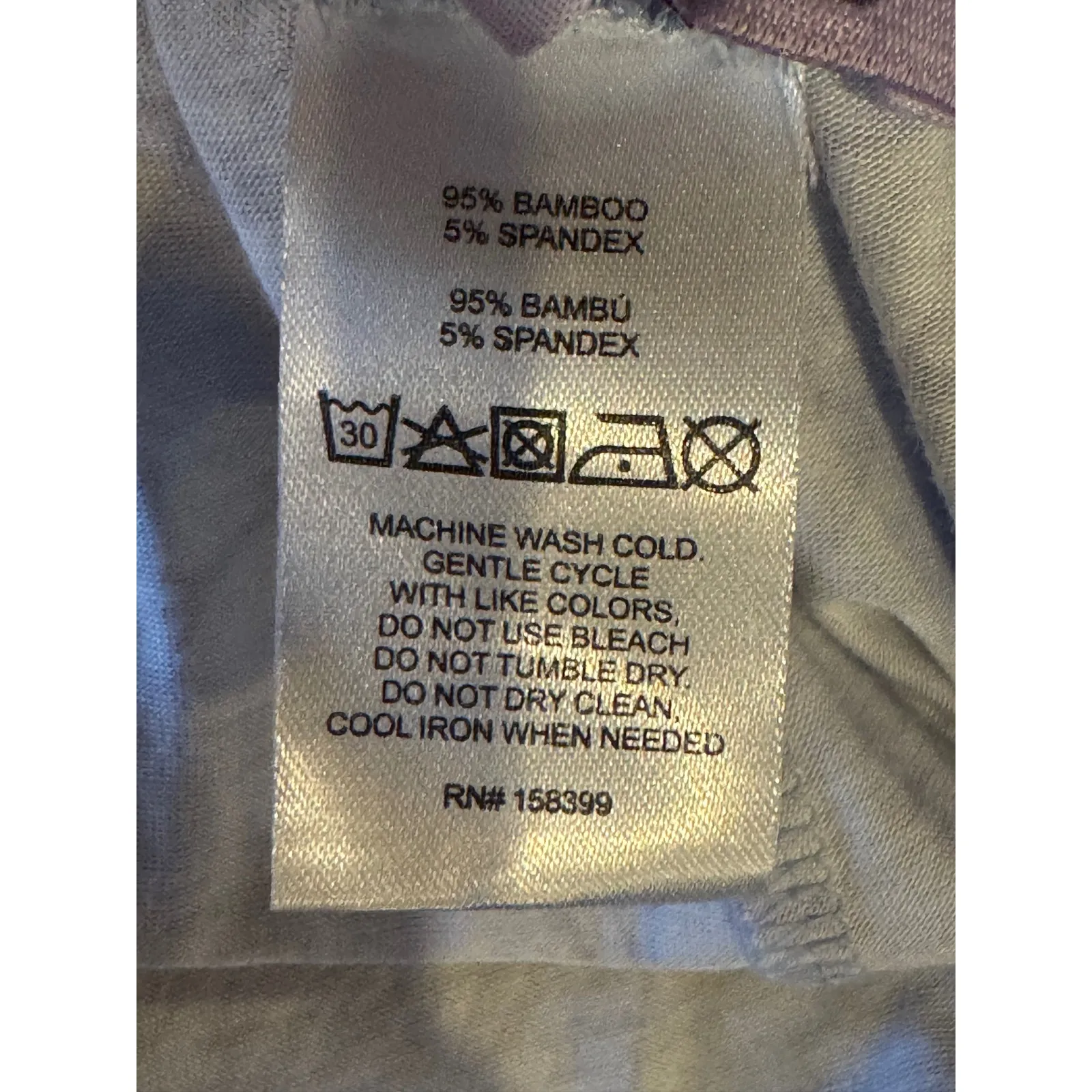 Hale Bob Pajama Shorts Women Medium‎ Blue Purple Palm Print Loungewear Casual - Image 8