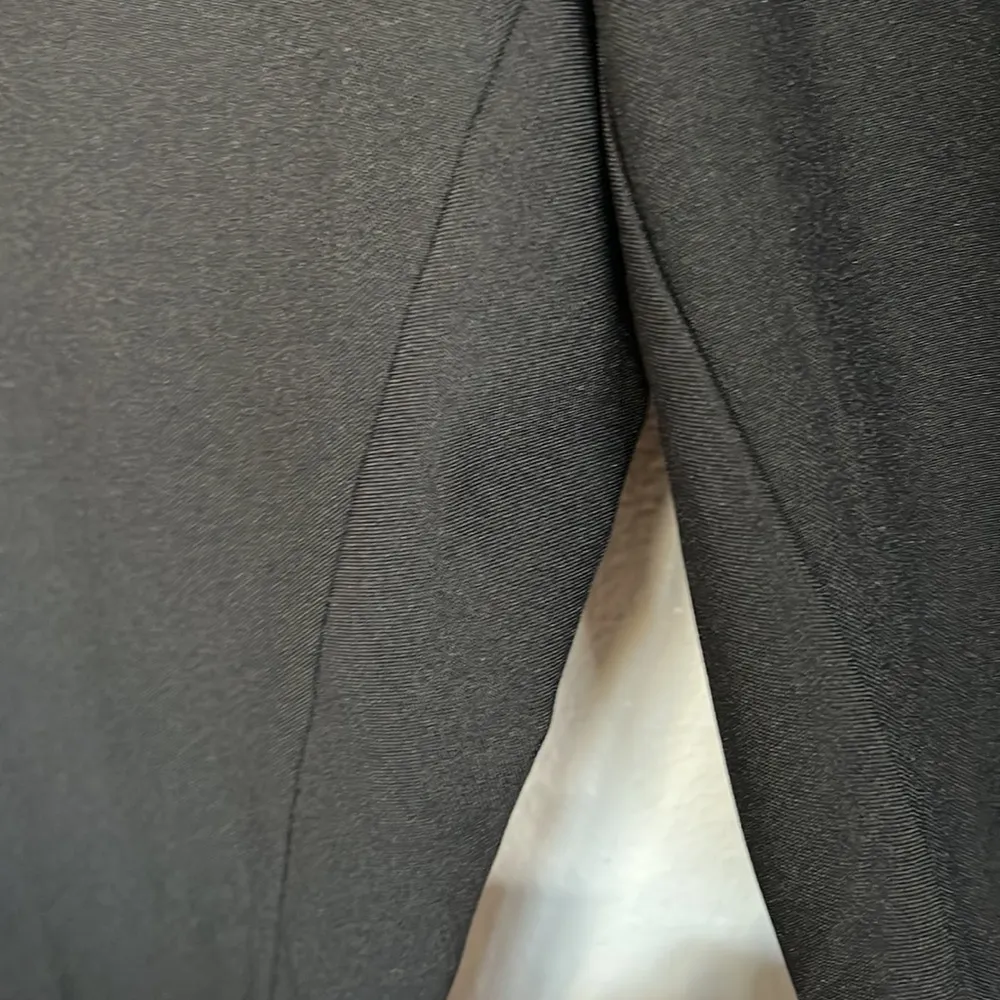 EUC Vintage Wayne R ... Black Slack Trouser Cropped Pants sz 10 - Image 3