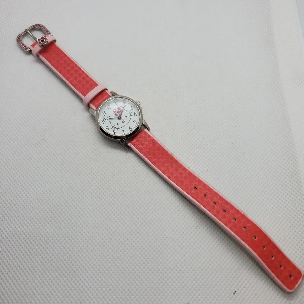 Hello Kitty  Pink Watch with Rhinestones - Image 3