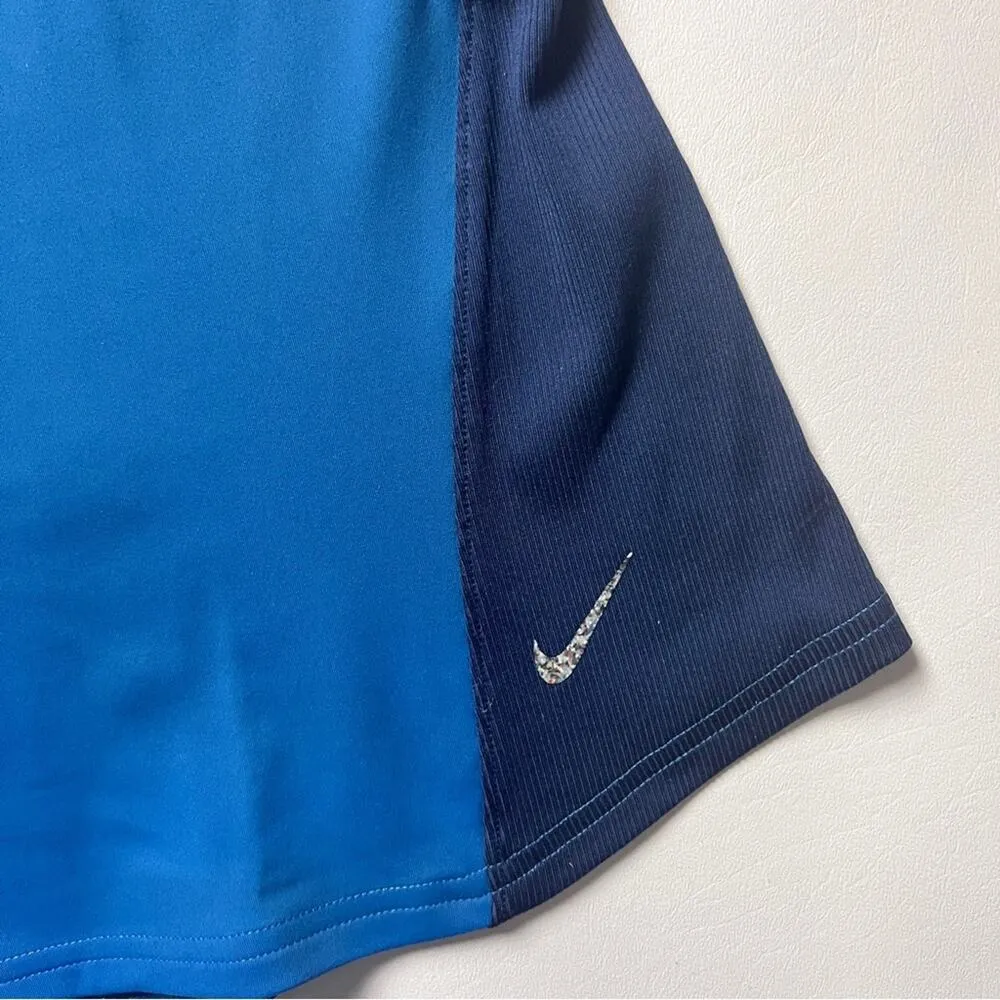 Nike Women’s Sporty Athletic Open Back Yoga Training Logo Two Color Tank Sz XL - Image 9