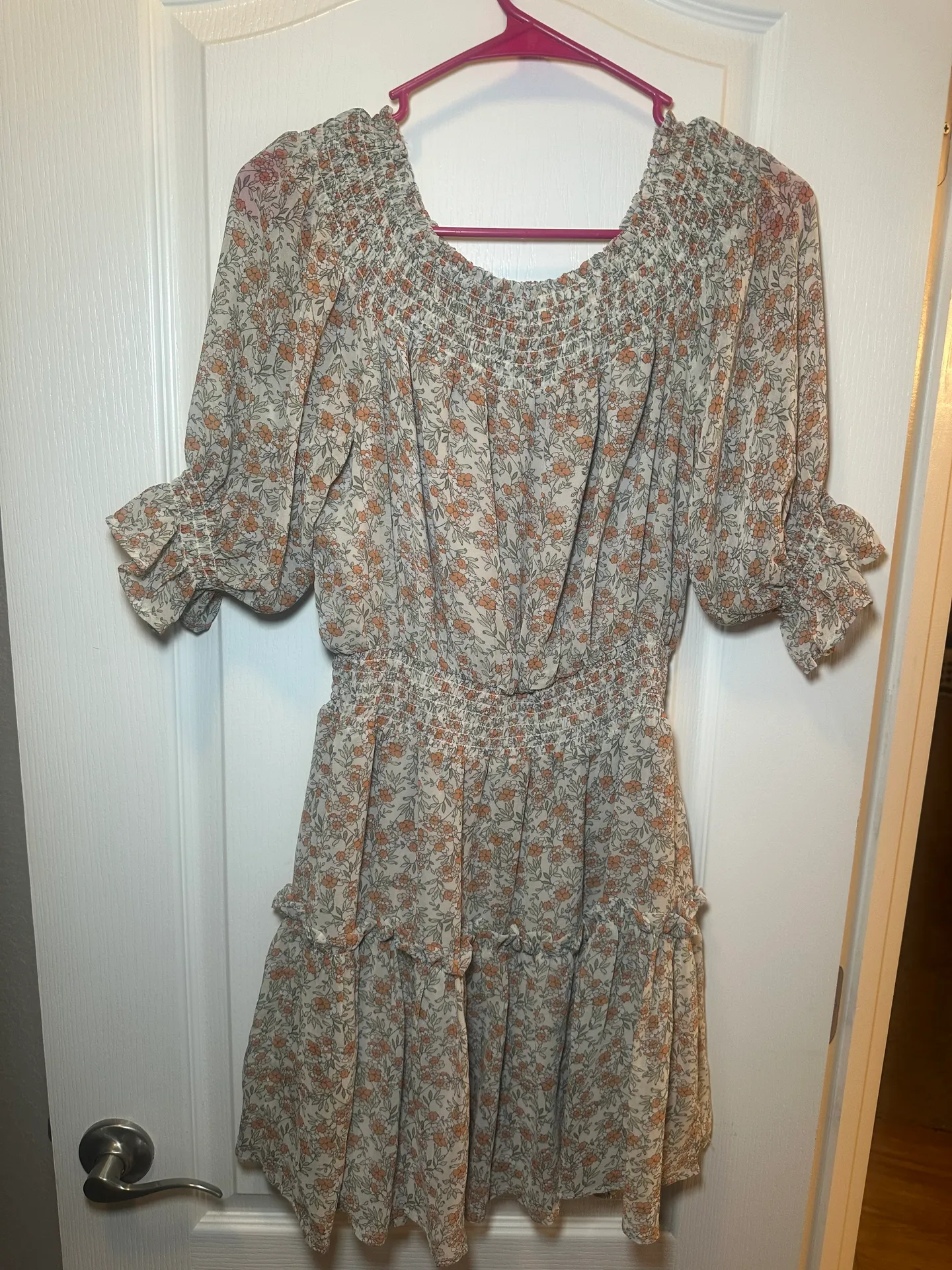 Boutique Floral Dress Multi - Image 3