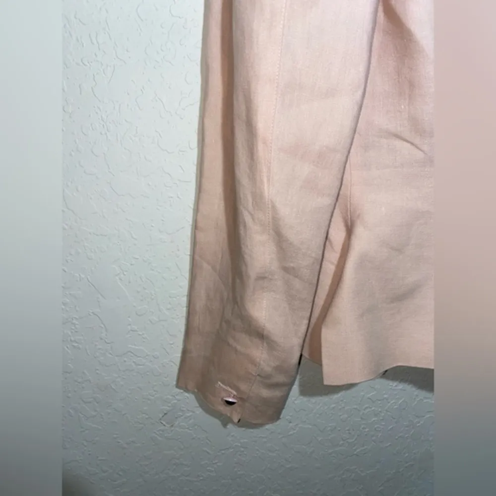 Rare Vintage Gianni Versace‎ 100% Silk Made In Italy Pink Blazer ( 8 ) - Image 10