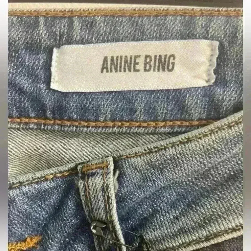 Anine Bing light wash skinny jeans‎ luxury soft denim. Sz 27. NWT - Image 6