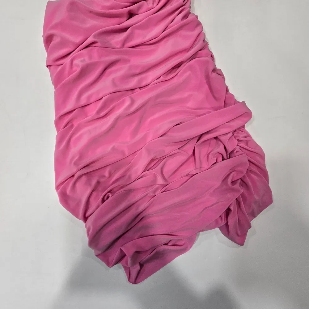 Norma Kamali Diana Dress in Candy Pink - Image 9