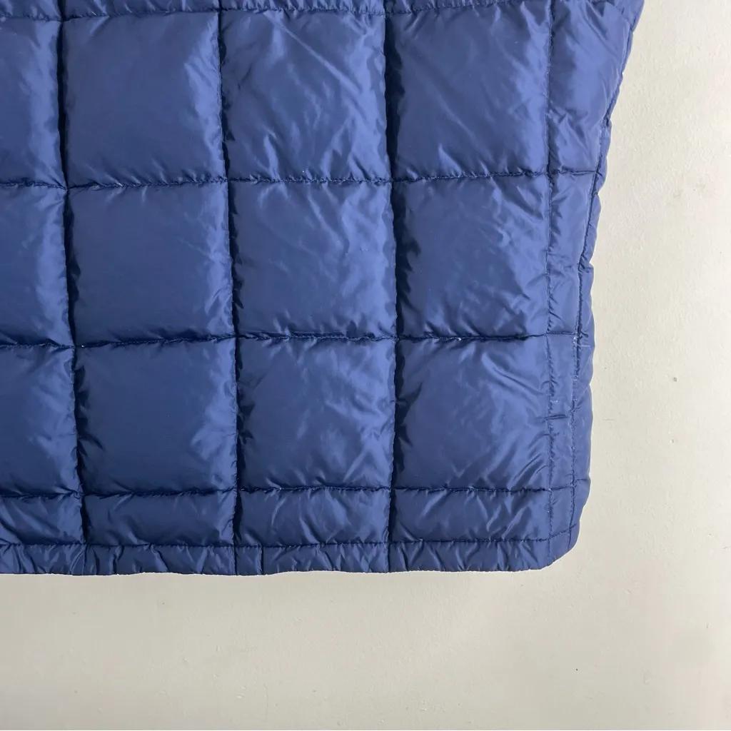 Abercrombie & Fitch Vintage Puffer Vest Blue Quilted Hooded Women’s Y2K - Image 8
