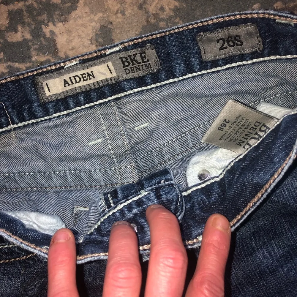 BKE Blue Boot Cut Jeans Classic Style Aiden - Image 4