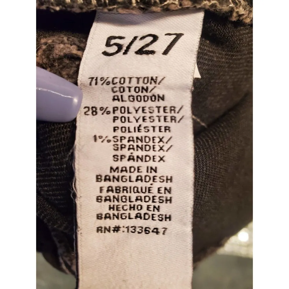 Celebrity Pink Women's Black Denim Cotton Festival Fringe Mini Skirt Size 5/27 - Image 10