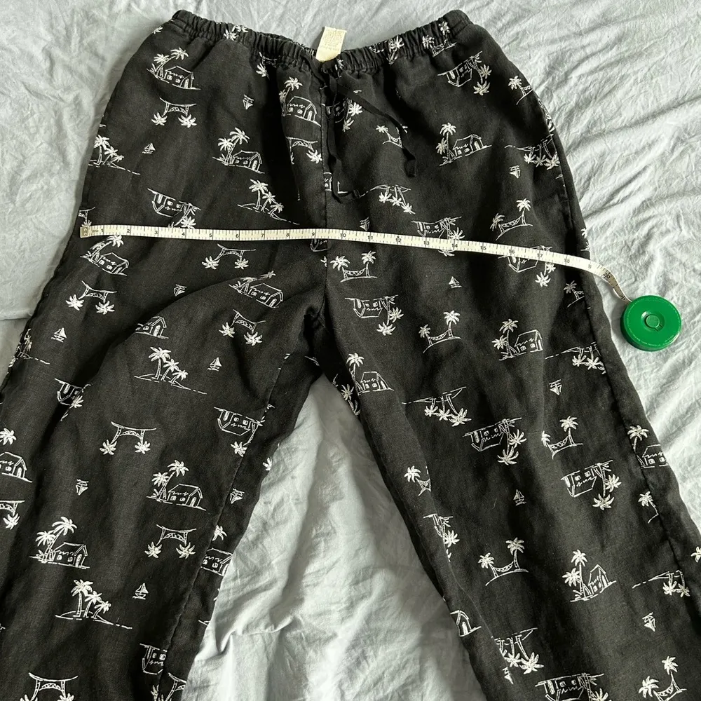 vintage beach print pants Size XS - Image 4