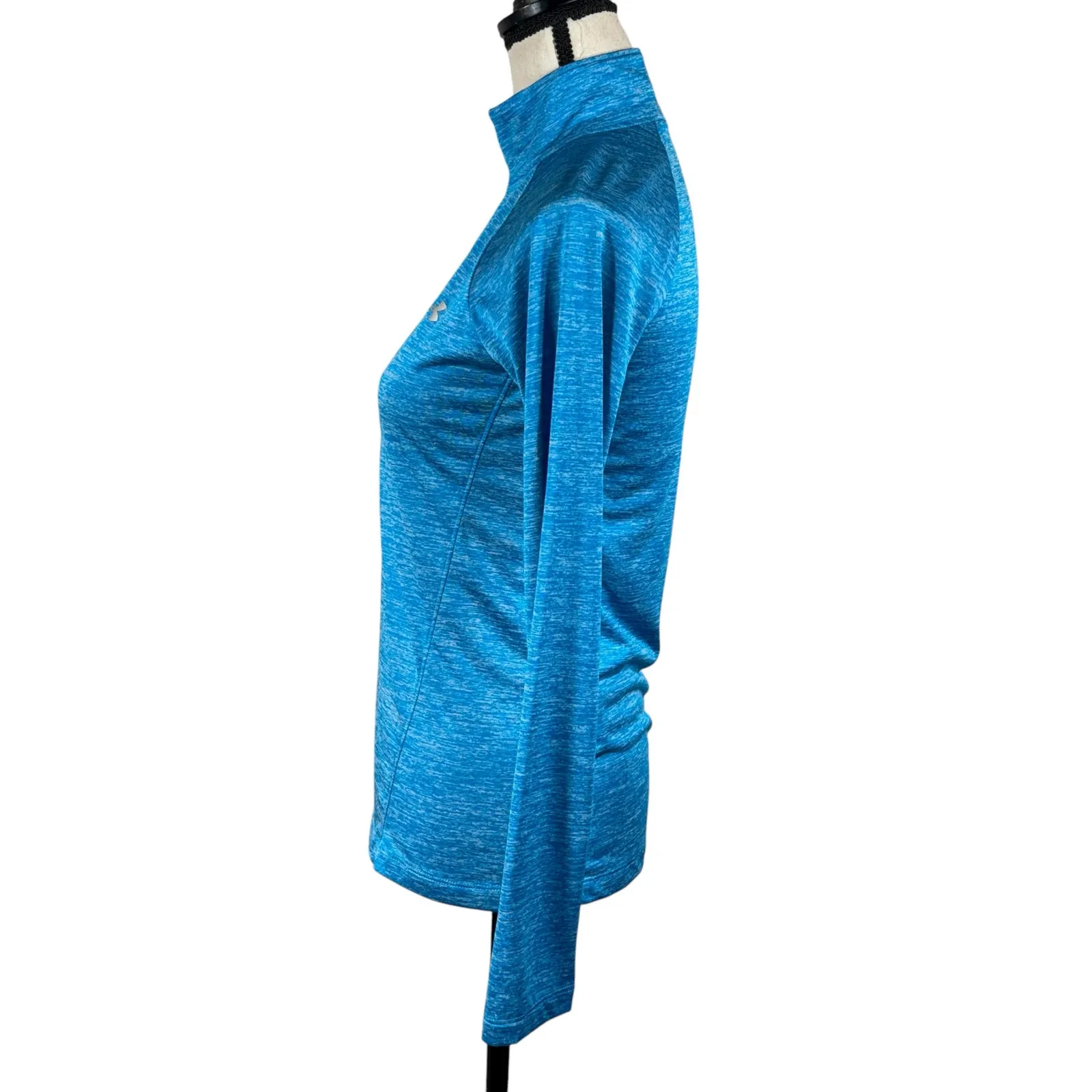 Under Armour Small Tech Twist Loose Fit Top HeatGear 1/2 Zip Long Sleeve Mock - Image 6