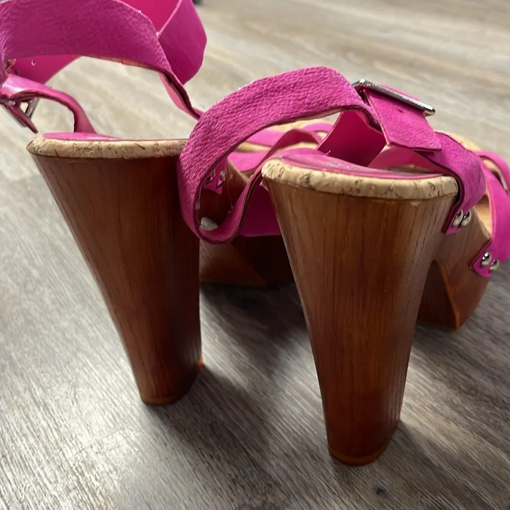 Gianni Bini  Pink Platform Sandals Size 10 Medium - Image 15