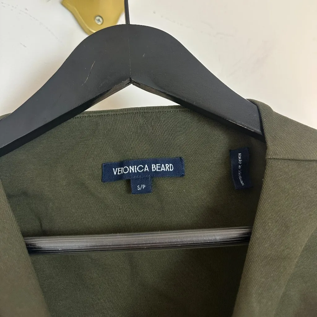 VERONICA BEARD Charissa Dress in Cypress Size Small - Image 4