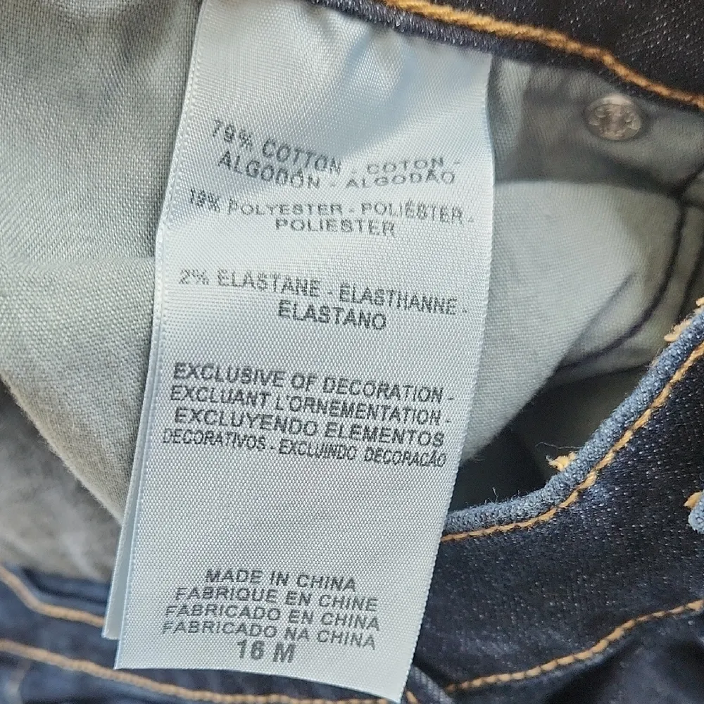 Denizen from Levi's Curvy Skinny Jeans Classic Style Blue 16 - Image 4