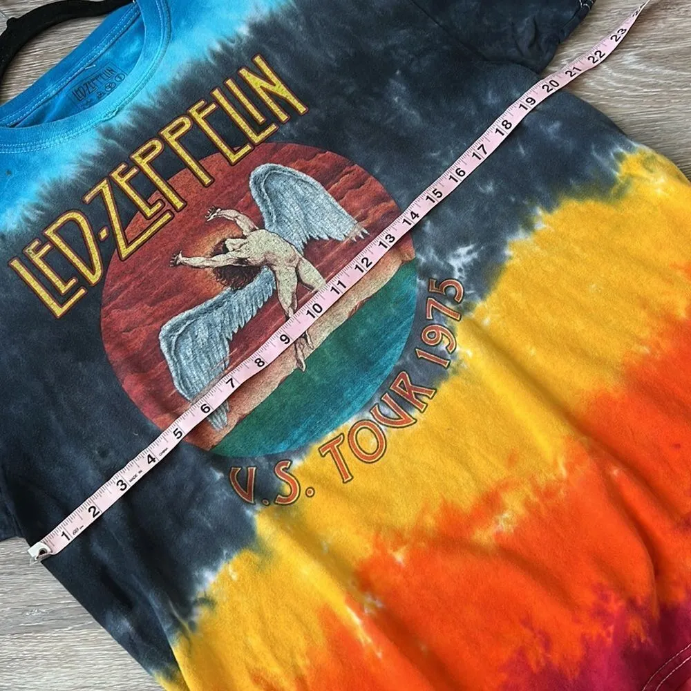 Led Zeppelin tiedye‎ graphic band tee Size L - Image 5