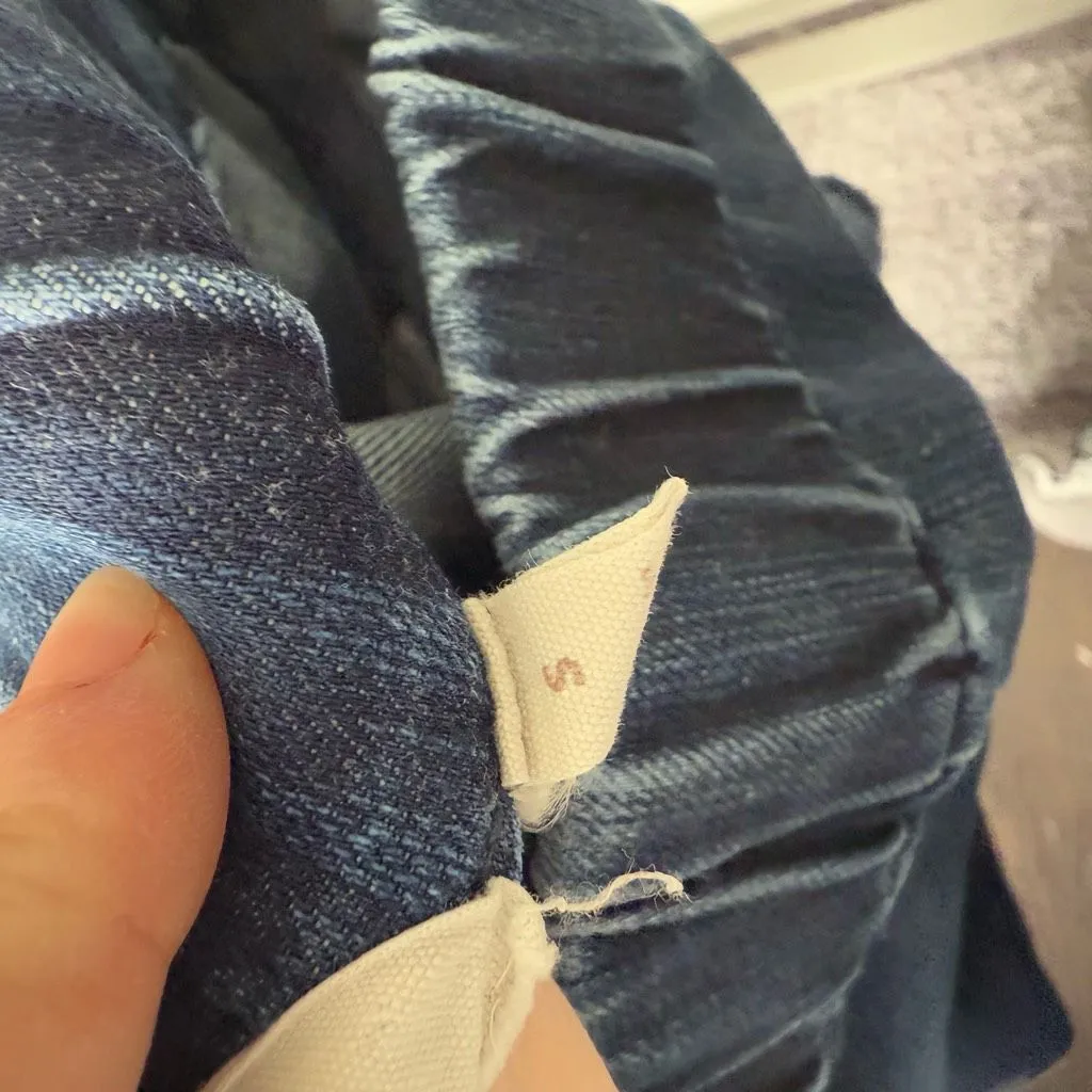 Soft Surroundings Women’s Small Blue Denim Pull on Pants Jeans - Image 5