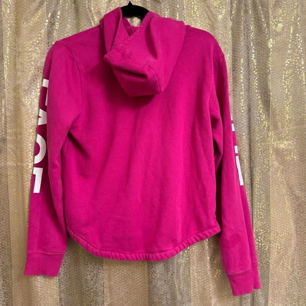 The North Face Camp Fleece Fuchsia Logo Pullover Hoodie XS - Image 2