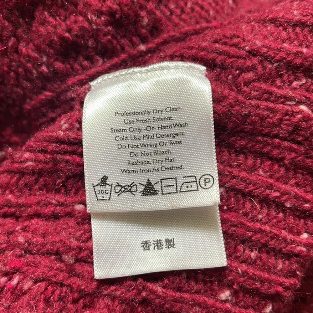 Eddie Bauer Wool knit Sweater.  Size L. - Image 5