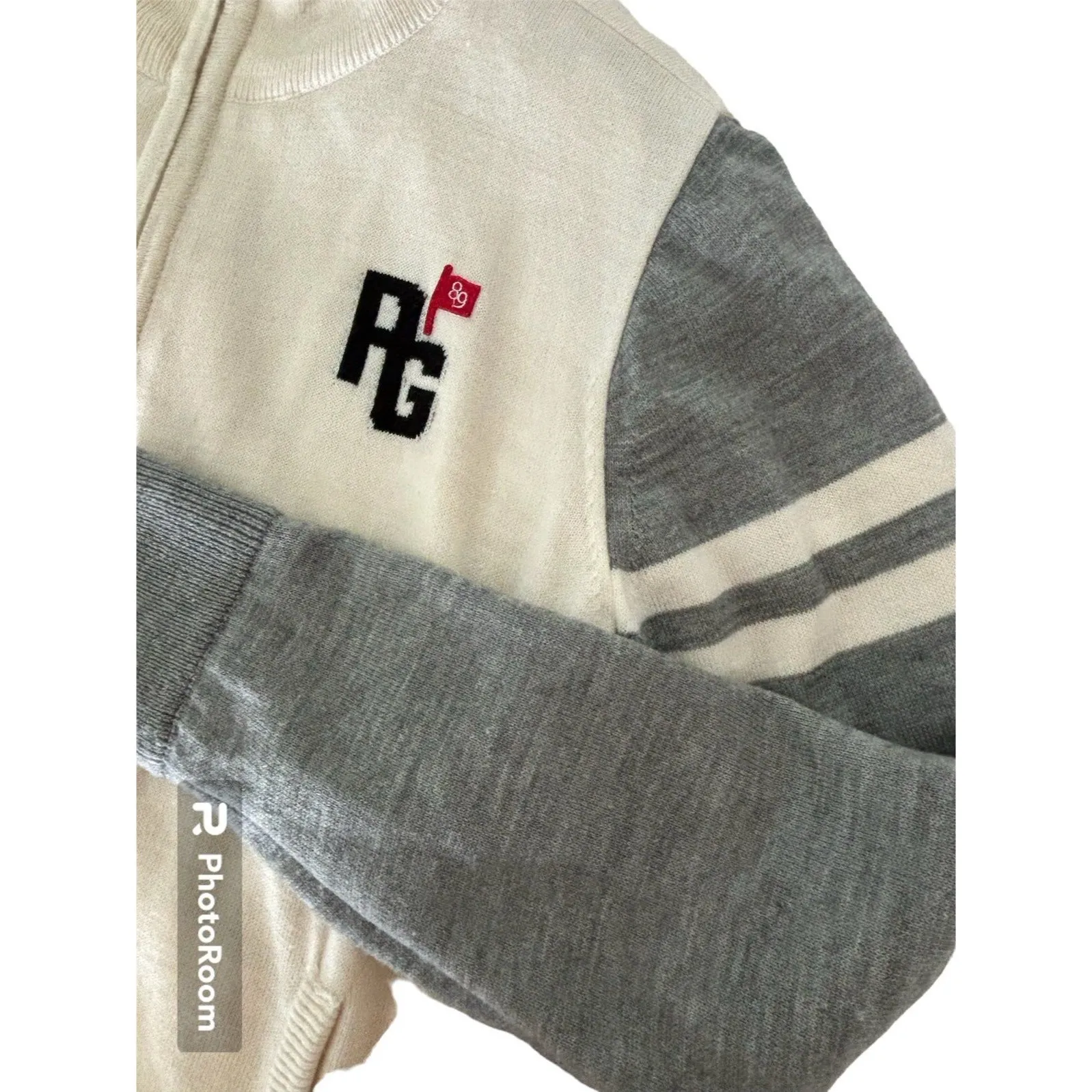 Genuine PEARLY GATES GOLF‎ Women's Knit Bunny Cashmere Zip - Image 4