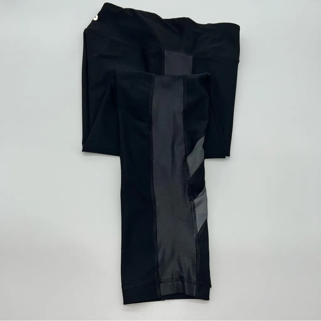 90 Degree By Reflex Women’s Black w/3 Shades of Gray Accent Leggings - Image 6