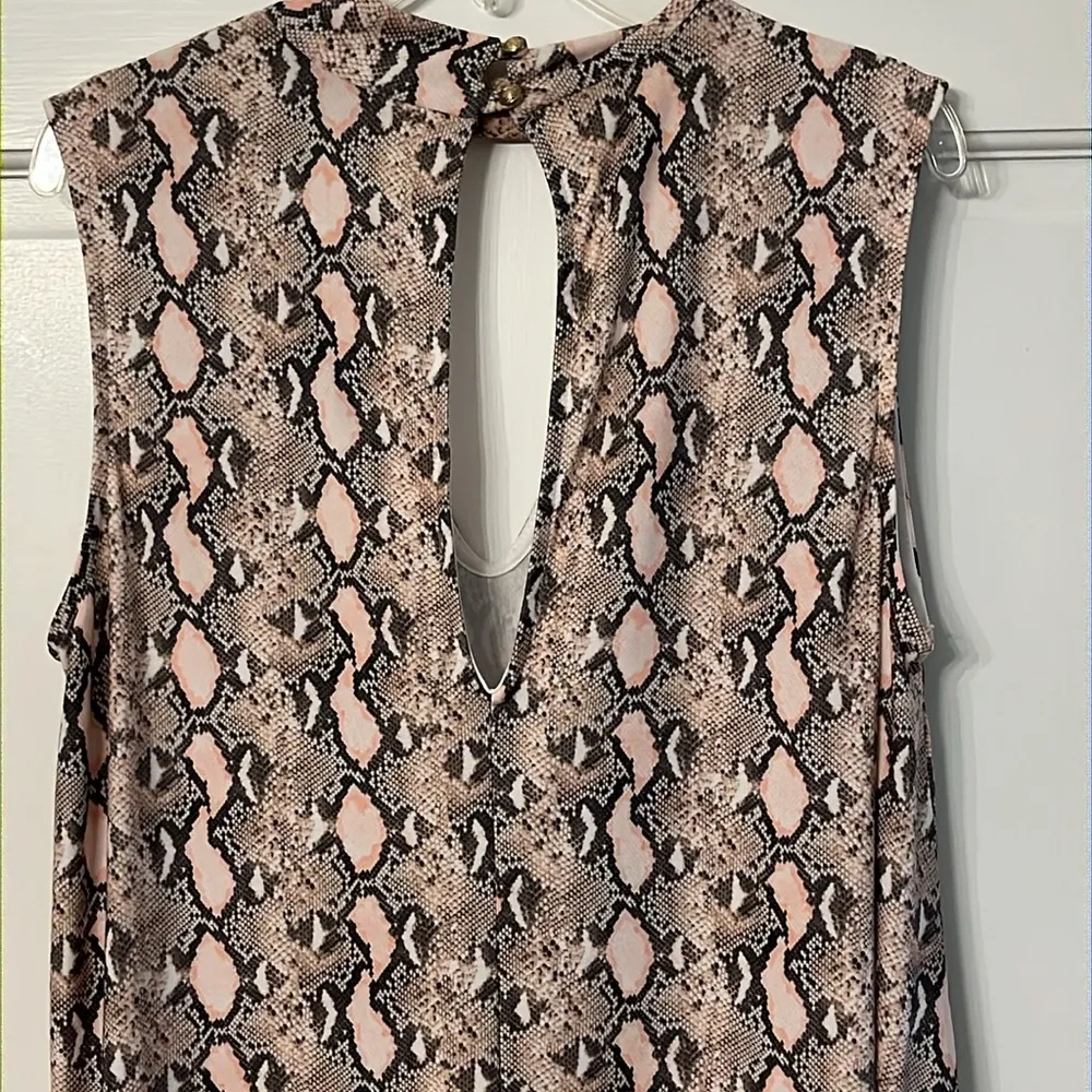 Karlie Snake Print Sleeveless Tunic - Image 2