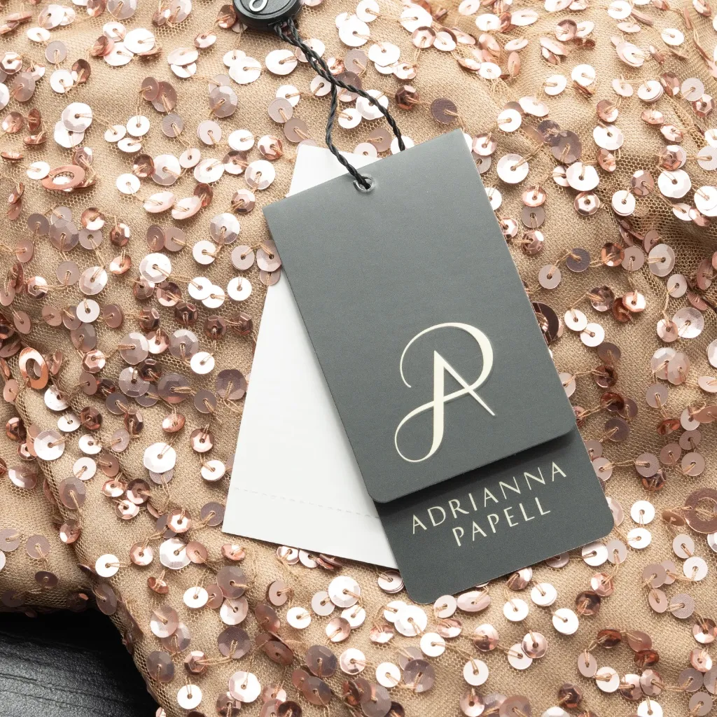 Adrianna Papell - Sequin Bow Straps  Dress - Image 13