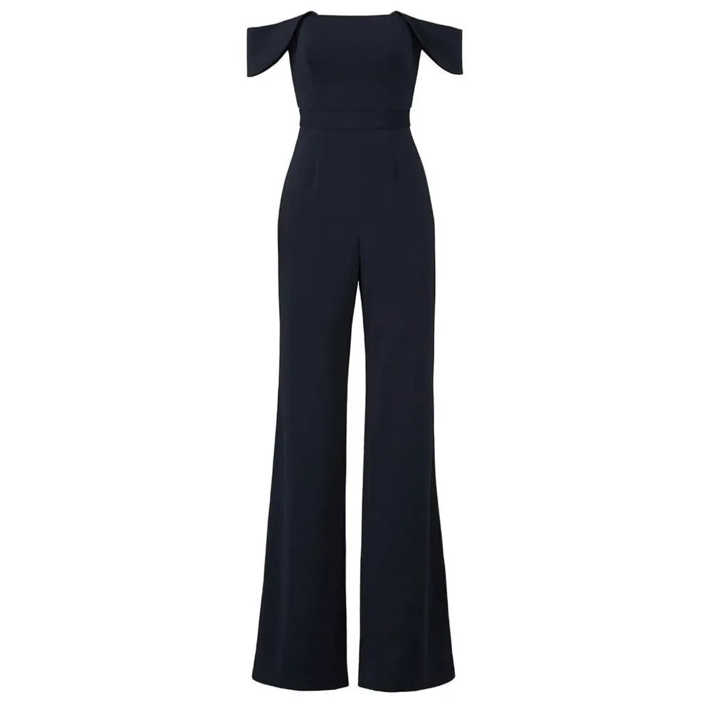 Jay Godfrey  Brin Jumpsuit Midnight Navy Women's Size 8 - Image 12