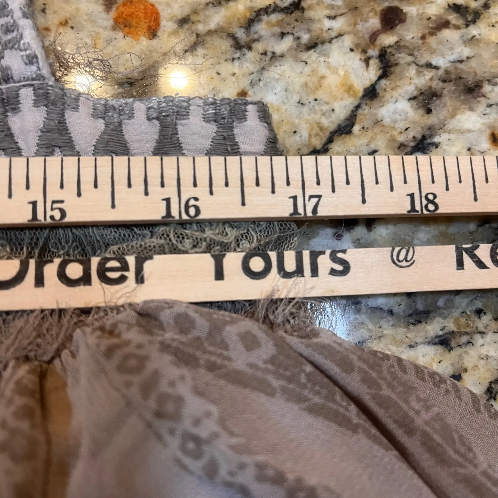 Free‎ People Women Small Gray Penny Georgette Babylon Lace/Embroidered Dress - Image 3