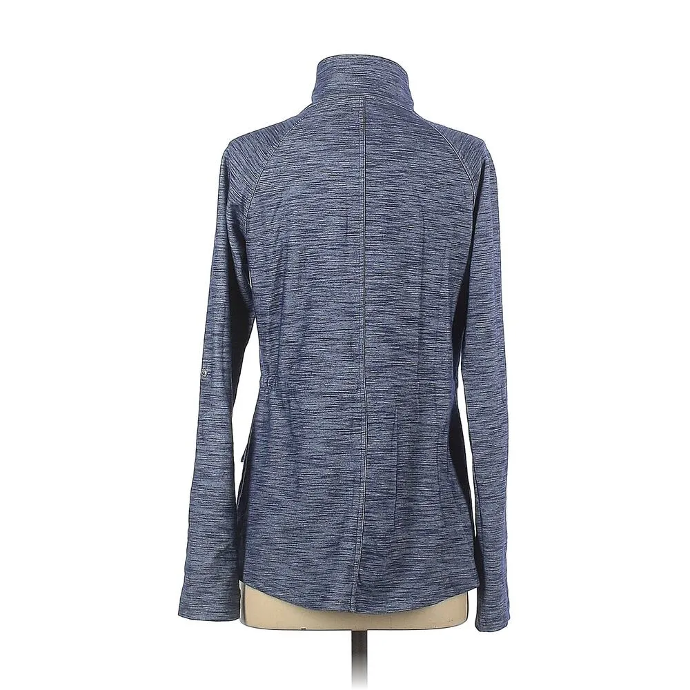 Balance Outdoor track Jacket full zip space dye navy blue activewear women's S - Image 2