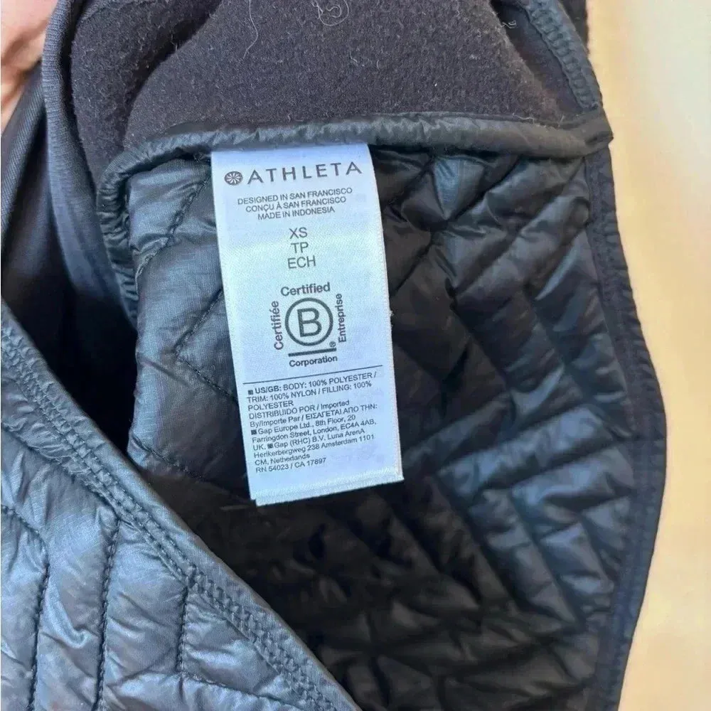 Athleta Tops Athleta Cozy Sherpa Snap Sweatshirt Black Size XS Pockets - Image 12