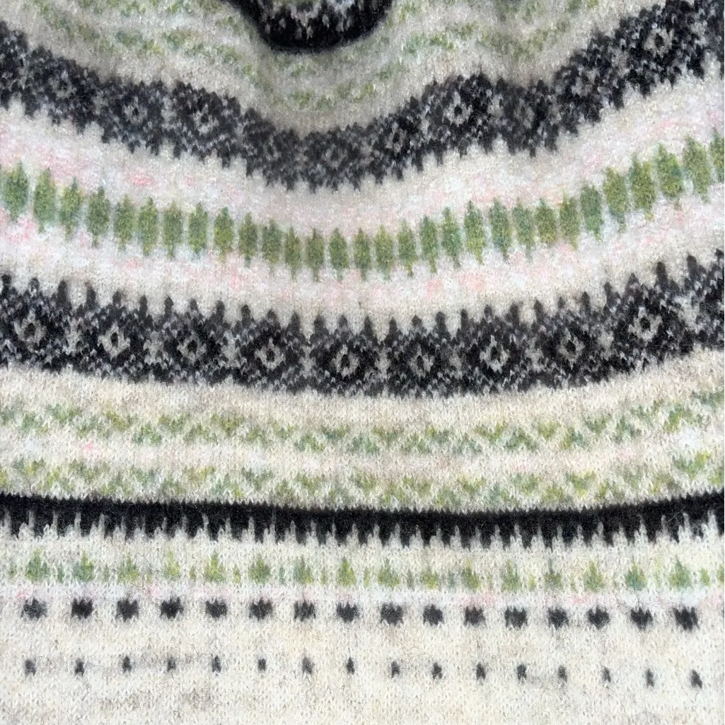 Workshop Republic Clothing Nordic Fair Isle Crew Neck Sweater - Image 4