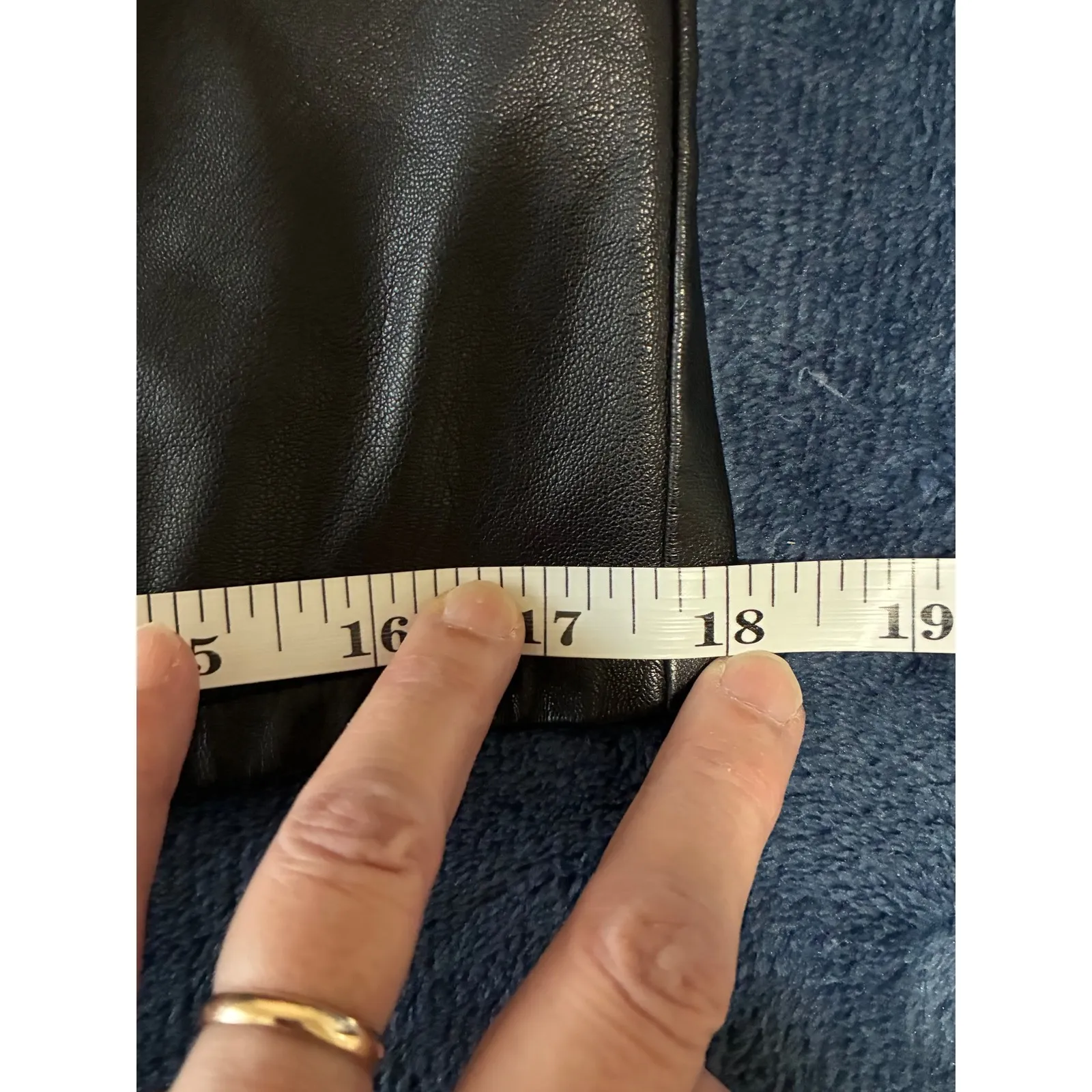 Morgan Taylor Faux Leather Wrap Women's Size 1X - Image 7