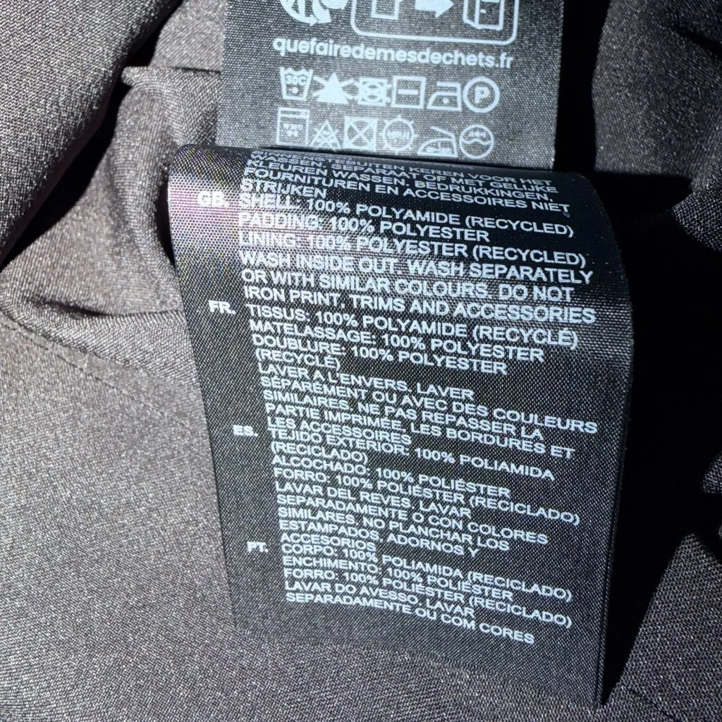 G-Star MA-1 Cropped Sleeveless Padded Top – Dark Black – XS (NWT) - Image 9