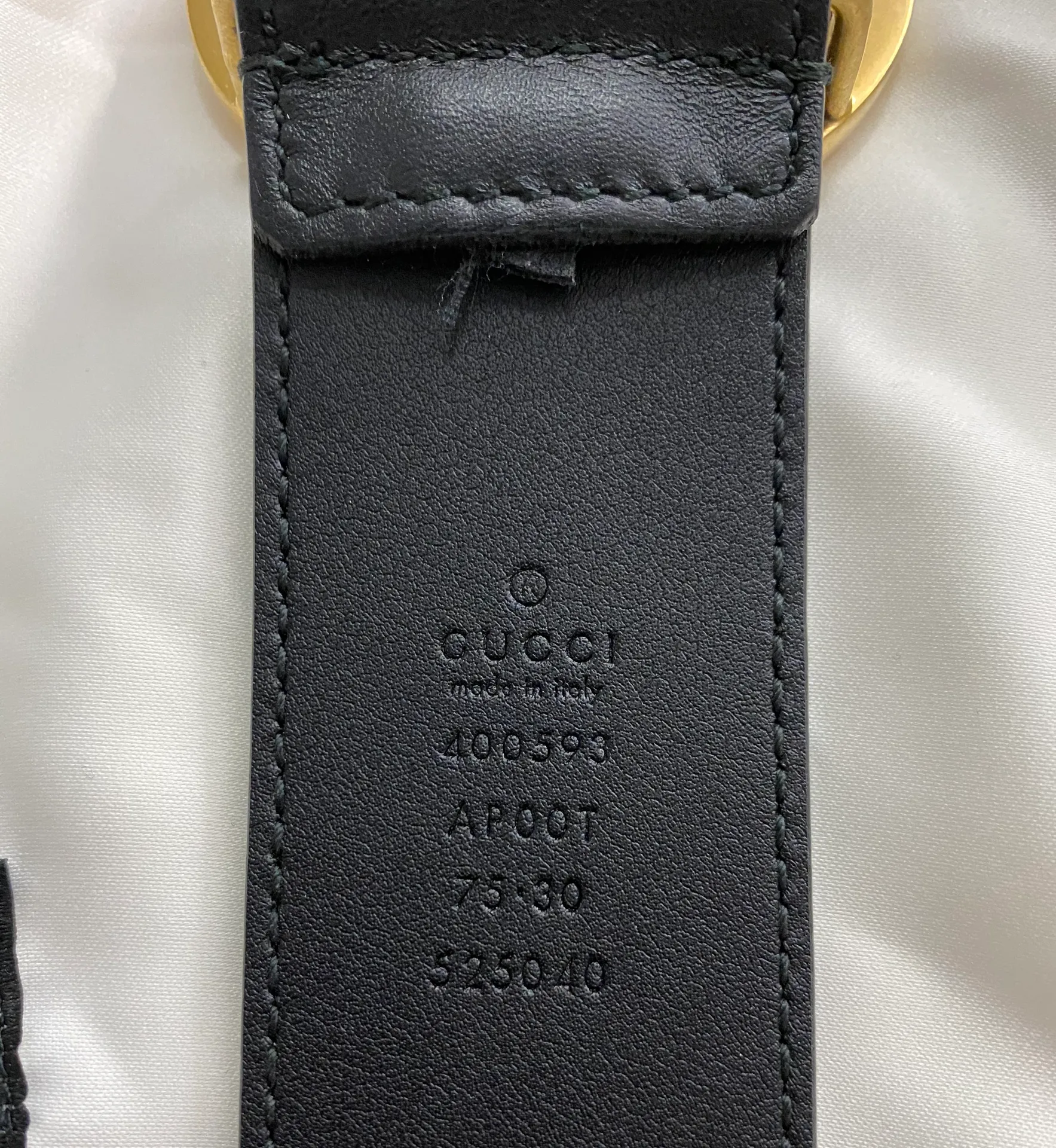 Double G’s Wide Leather Belt - Image 7