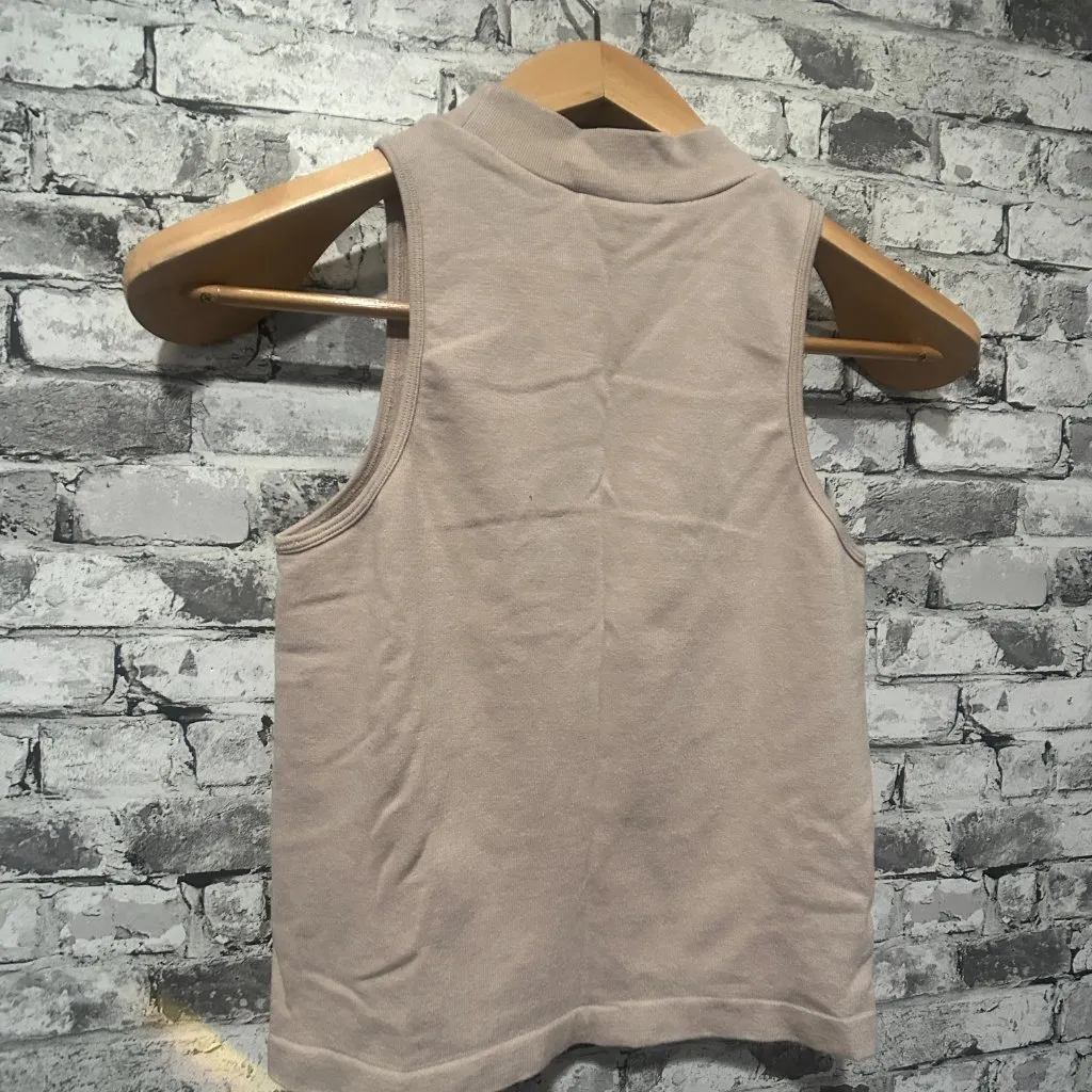 EUC Madden NYC High Neck Cream Tank Top Size M Size M - Image 2
