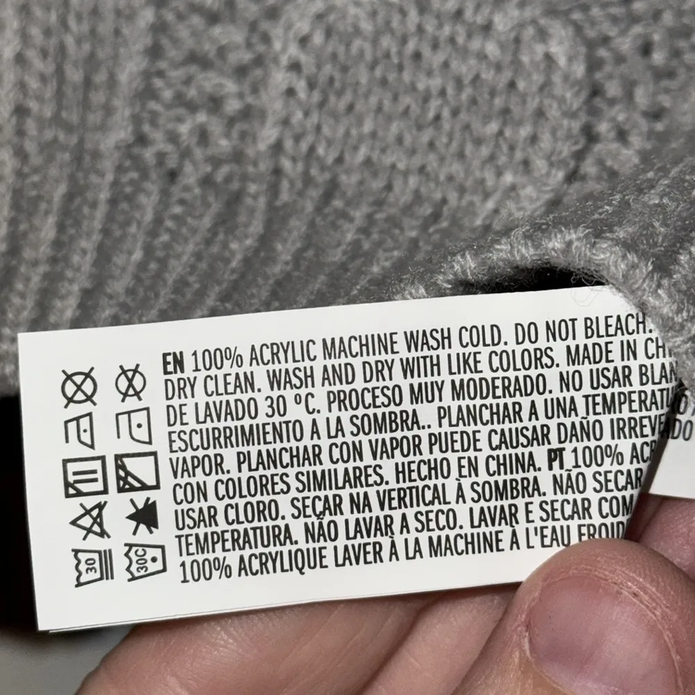 Forever 21 Color Block Cable Knit Long Sleeve Cropped Sweater Women’s M - Image 4