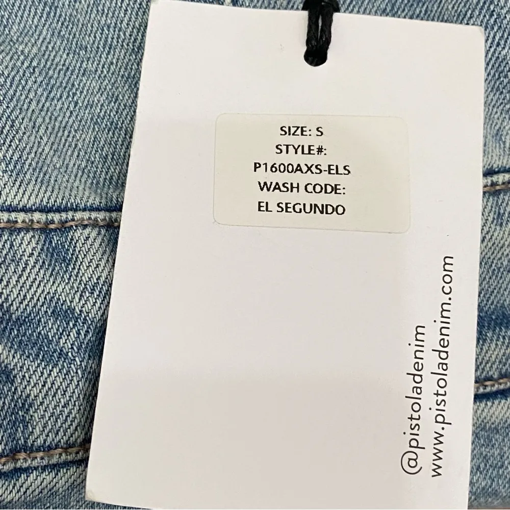 PISTOLA Nina Front Zip Denim Jumper Dress Size S NWT - Image 12