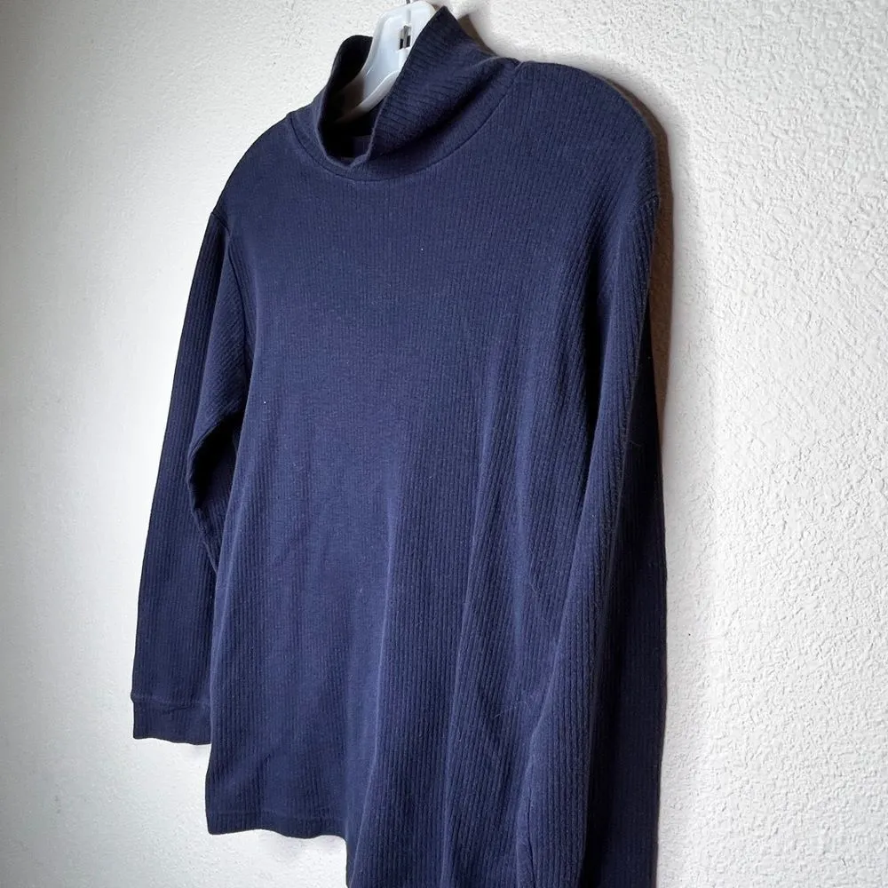 Express Navy Mock Turtleneck‎ - Image 2