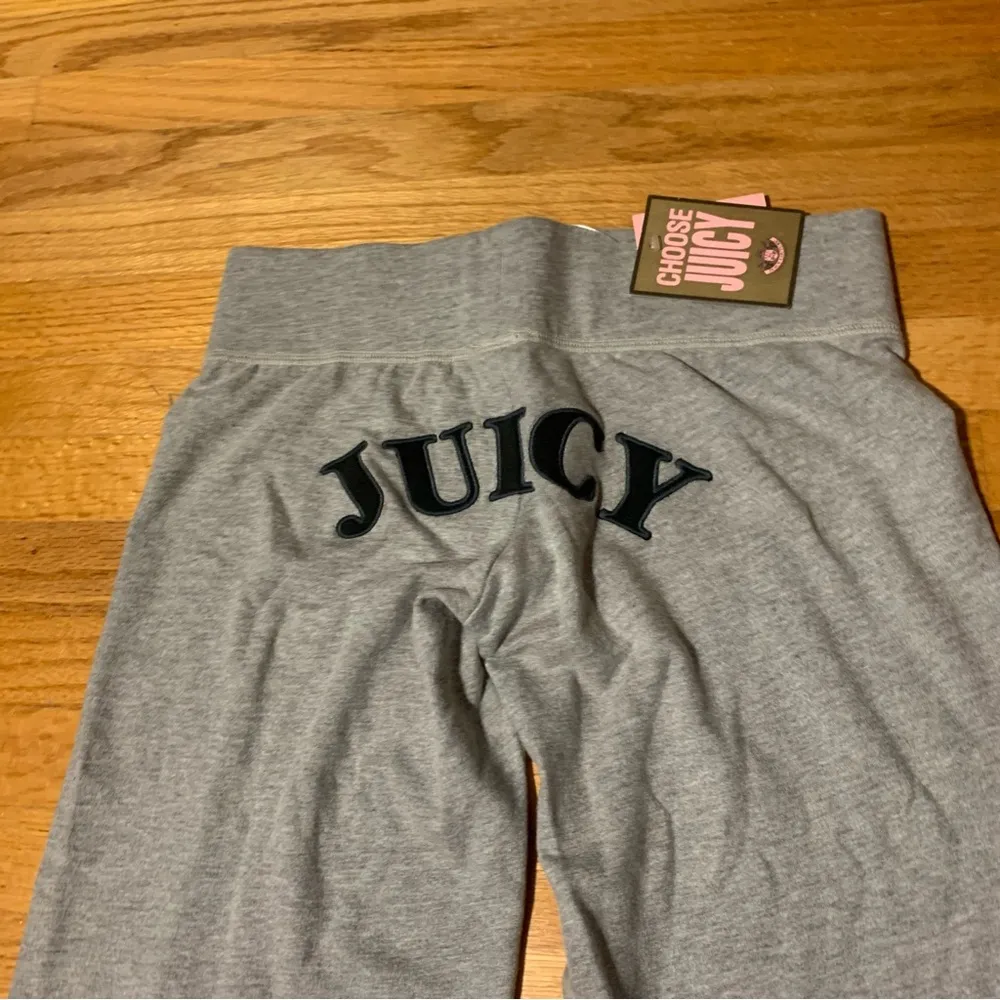 Juicy Couture Pam Gela Jonesy Extra High Rise Wide Leg Sweatpants Gray Medium - Image 2