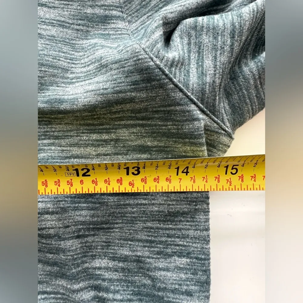 Lululemon Heathered Green Where-To Stretchy Long Sleeve Dress 4 - Image 6