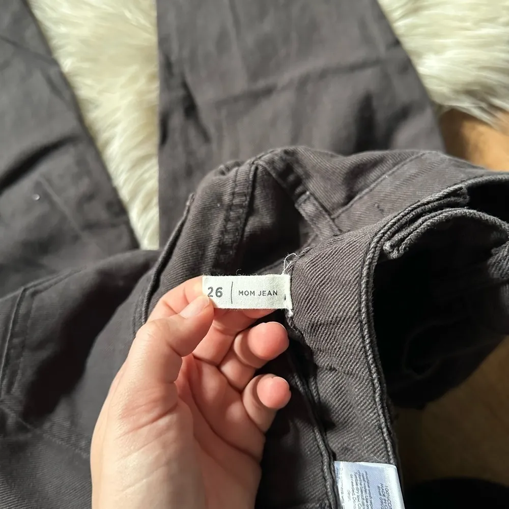 PACSUN Off Black Mom Jeans - Image 6