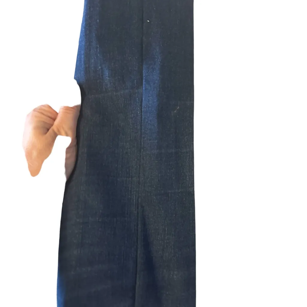 Hand Crafted Blue and White Checkered Tote Bag - Image 6