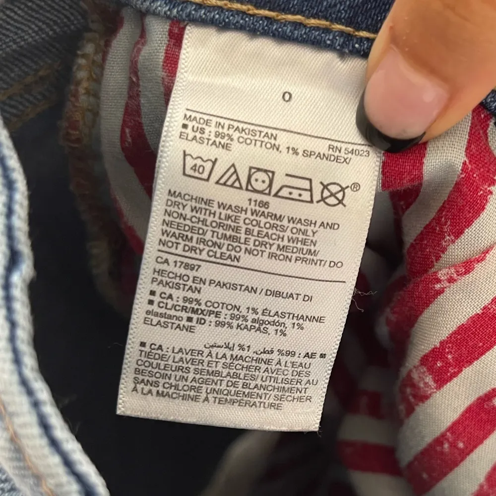 Old navy denim shorts(American flag) - Image 2