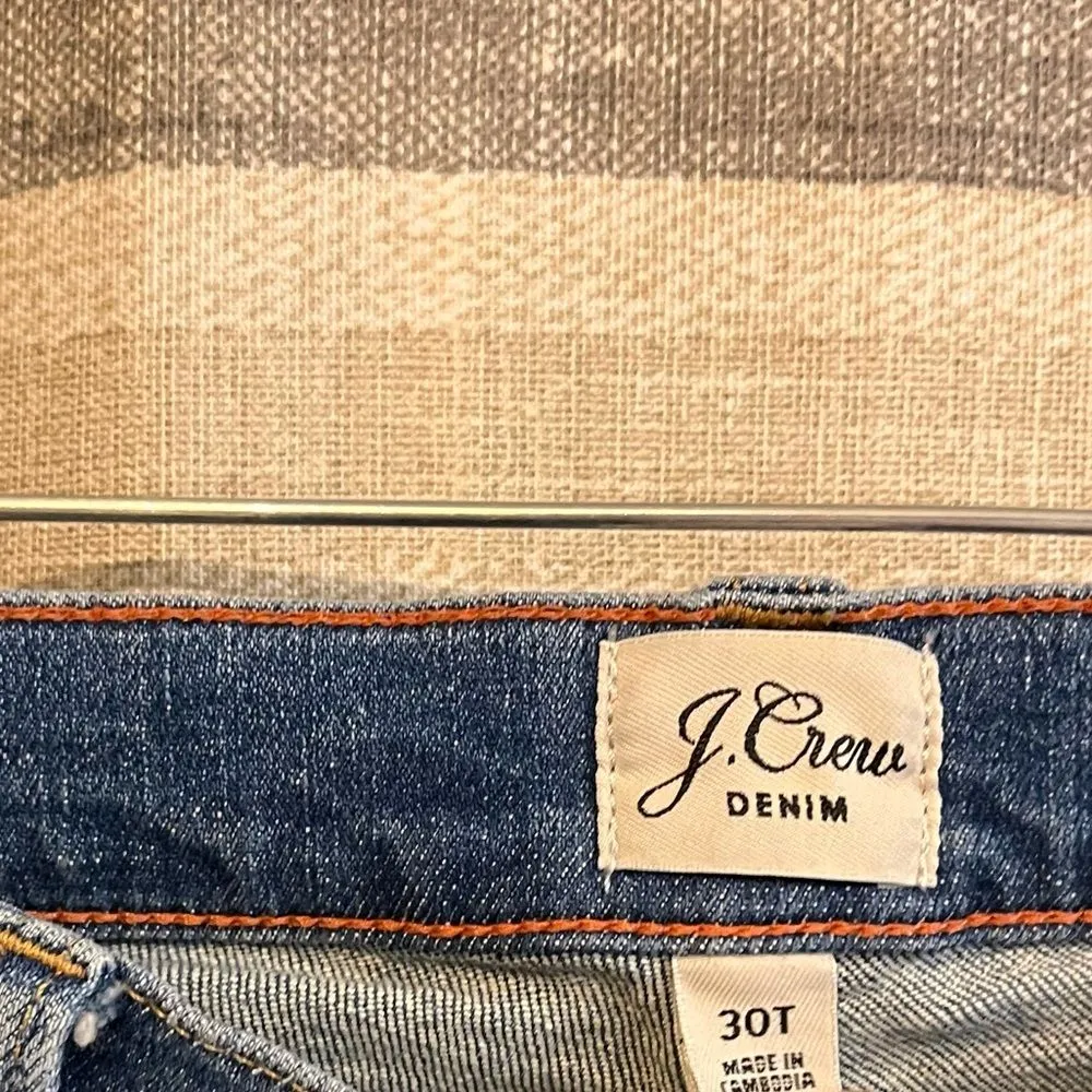 J. Crew 9” Vintage‎ Straight Leg Jeans Size 30 Tall - Image 8