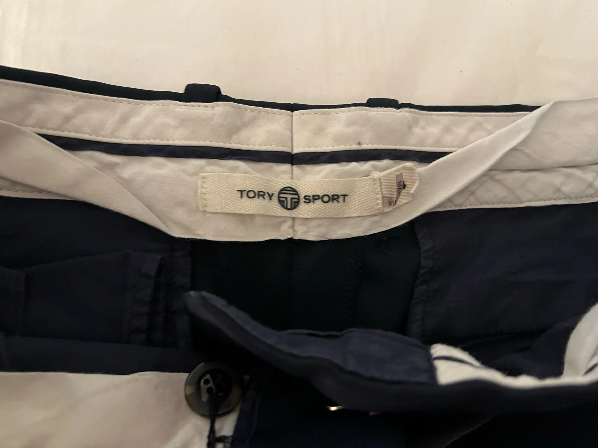 Tory Burch Tech Twill Sport Golf Pant navy blue 4 - Image 3