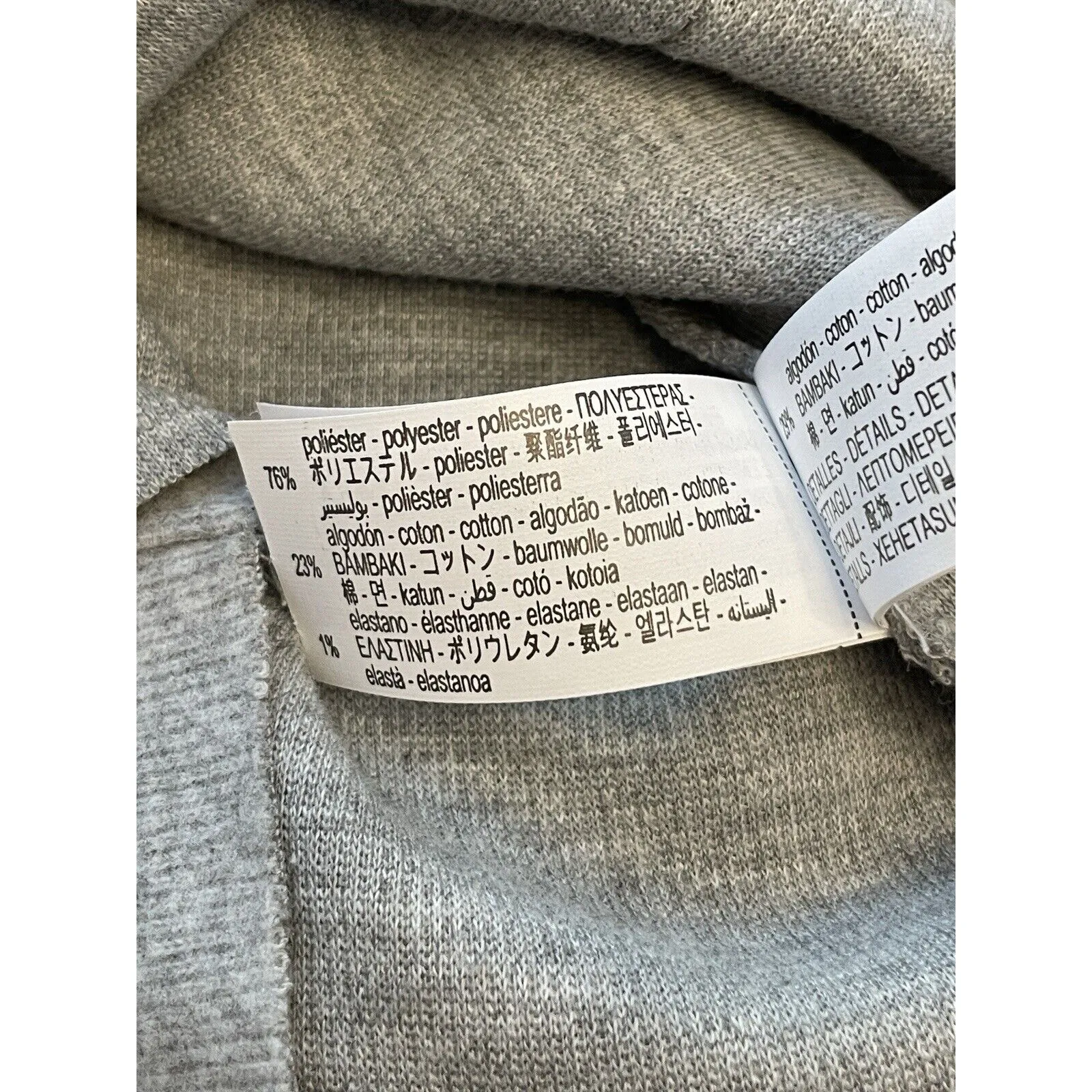 Zara Sleeveless Turtleneck Sweater‎ Women Size Small Gray Raw Hems Cotton Blend - Image 7