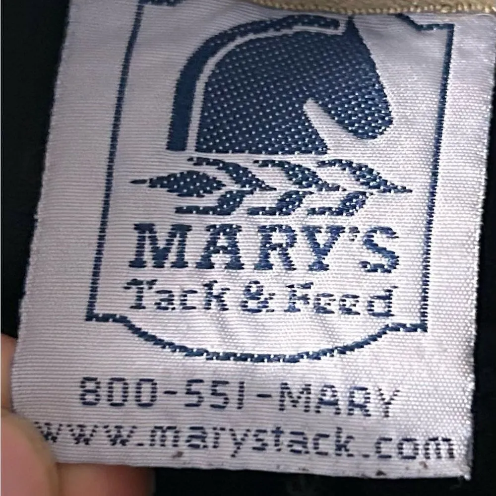 Marys Tack & Feed black ribb low rise wwb knee riding pants size 28 - Image 6